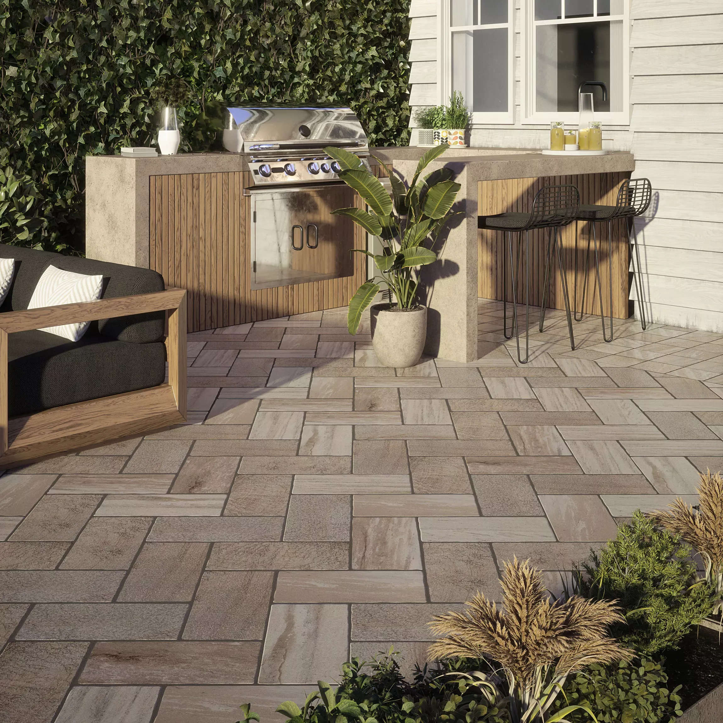Beautiful patio design and installation